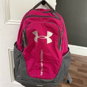 Under Armour Pink and Grey girls/women’s backpack